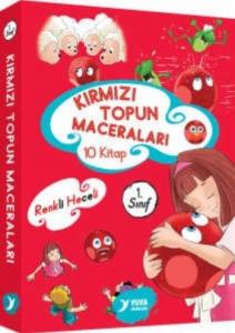 1.Sınıf KIRMIZI TOPUN MACERALARI DİZİSİ-10 Kitap-Düz Yazılı