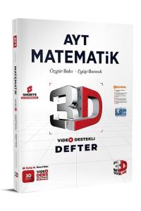 3D AYT MATEMATİK VİDEO DESTEKLİ DEFTER