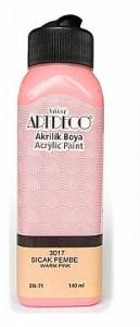 ARTDECO AKRİLİK BOYA 140ml. -  Sıcak Pembe 3017
