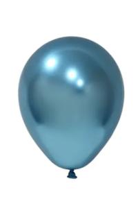 BALONEVİ 18" KROM BALON MAVİ 10 LU
