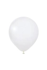 BALONEVİ 18" PASTEL BALON BEYAZ 10 LU