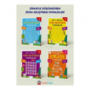 DİKKATLE DÜŞÜNDÜREN ZİHİN GELİŞTİRME ETKİNLİKLERİ SETİ 5-6 Yaş
