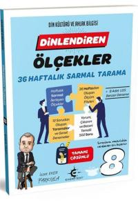 EKER 8.Sınıf DİN KÜLTÜRÜ DİNLENDİREN 36 HAFTALIK SARMAL TARAMA DENEME