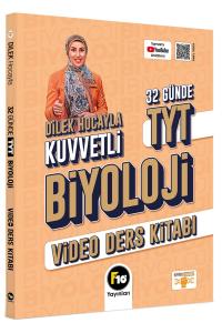 F10 YAYINLARI DİLEK HOCAYLA 32 GÜNDE TYT BİYOLOJİ VİDEO DERS KİTABI