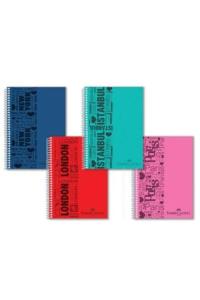 FABER CASTELL A4 80yp. URBAN PP KAPAK DEFTER Kareli