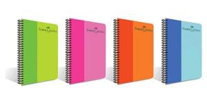 FABER CASTELL BİCOLOR 60yp./4 PP KAPAK SPİRALLİ DEFTER
