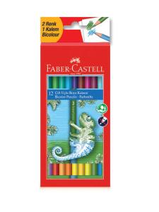FABER CASTELL ÇİFT UÇLU BOYA KALEMİ 24 Renk