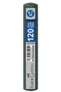 FABER CASTELL GRİP 0,7 120 li 2B MİN UÇ 60 mm - Koyu Yeşil Tüp