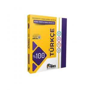 FİDES TYT AYT %100 ÖSYM TÜRKÇE KONU ÖZETLİ Soru Bankası