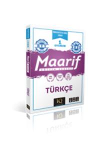 IQ YAYINLARI 1.OTURUM MAARİF TÜRKÇE EĞİTİM SERİSİ