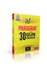 IQ YAYINLARI 8.Sınıf LGS 30 GÜN PÜF PARAGRAF DENEME