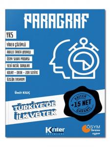 KRİTER AKADEMİ YAYINLARI 15 NET GARANTİLİ PARAGRAF