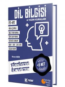 KRİTER AKADEMİ YAYINLARI 5 NET GARANTİLİ DİL BİLGİSİ