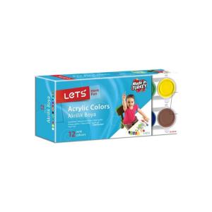 LET S AKRİLİK BOYA 25ml. 12 Renk
