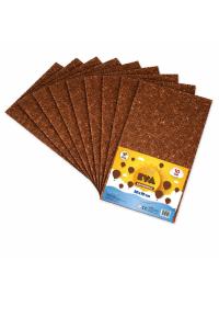 LİNO 50X70 SİMLİ EVA 2MM 10 LU PAKET - KAHVERENGİ