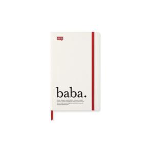 LUGAT365 13X21 80 yp CİLTLİ LASTİKLİ DEFTER Çizgili BABA