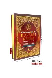 MERVE 5 Lİ KUR AN-I KERİM CAMİ BOY TÜRKÇE MEALİ VE KELİME MEALLİ RENKLİ (17x24)