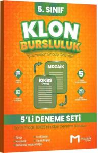 MOZAİK 5.Sınıf KLON BURSLULUK 5 li DENEME SETİ