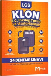 MOZAİK 8.SINIF LGS İNKILAP TARİHİ KLON 24 LÜ DENEME