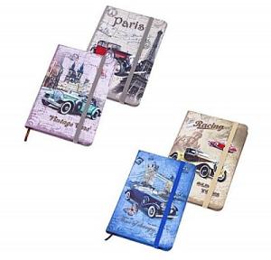 R.A. DESENLİ A6 NOT DEFTERİ LASTİKLİ