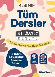 TUDEM 4.Sınıf BLOK TEST TÜM DERSLER KILAVUZ DENEME