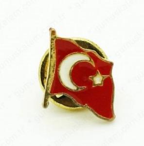 TÜRK BAYRAKLI DALGALI ROZET