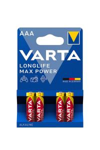 VARTA AAA İNCE KALEM PİL 4 lü LONGLİFE MAX POWER