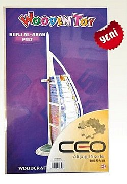 3D AHŞAP PUZZLE Burj Al-Arab