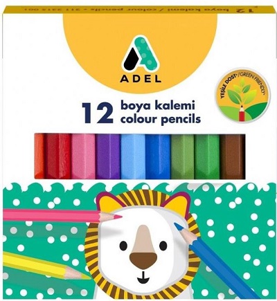 ADEL 2325 BOYA KALEMİ 12 Lİ1/2