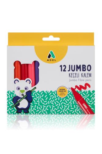 ADEL JUMBO KEÇELİ KALEM 12 li