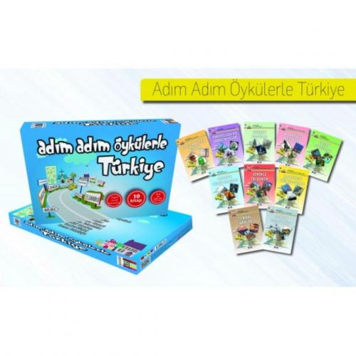 ADIM ADIM ÖYKÜLERLE TÜRKİYE (10 Kitap)