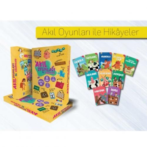 AKIL OYUNLARI İLE HİKAYELER (10 Kitap)