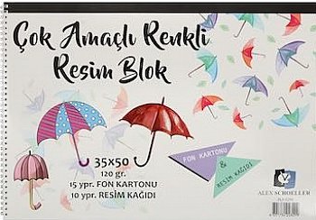 ALEX 35x50 120gr. 40yp. SPR.RESİM DEFTERİ