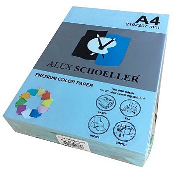 ALEX A4 500 lü FOTOKOPİ KAĞIDI KAĞIT 520-Okyanus Mavisi
