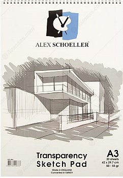 ALEX SPR.A3 50/55gr.ESKİZ BLOK 30 lu