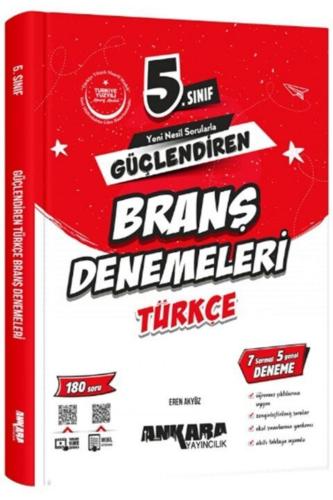 ANKARA 5.Sınıf TÜRKÇE GÜÇLENDİREN BRANŞ DENEMELERİ