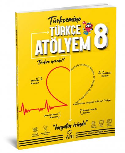 ARI 8.Sınıf TÜRKÇEMİNO TÜRKÇE ATÖLYEM + Yazılı Eki