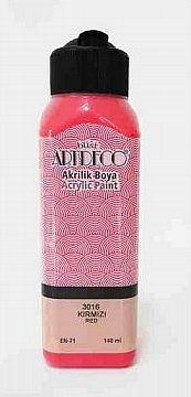 ARTDECO AKRİLİK BOYA 140ml. - Kırmızı 3016