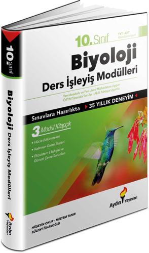 AYDIN 10.Sınıf BİYOLOJİ Ders İşleyiş Modülleri