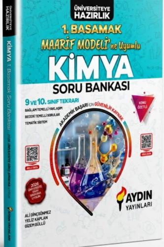 AYDIN TYT KİMYA MAARİF MODELİNE UYUMLU 1.BASAMAK SORU BANKASI