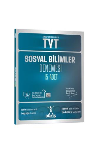 BARIŞ YAYINLARI TYT SOSYAL BİLİMLER 15 ADET DENEME