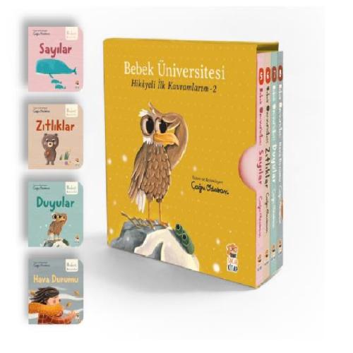 BEBEK ÜNİVERSİTESİ 2- HİKAYELİ İLK KAVRAMLARIM SET ( 4 KİTAP)