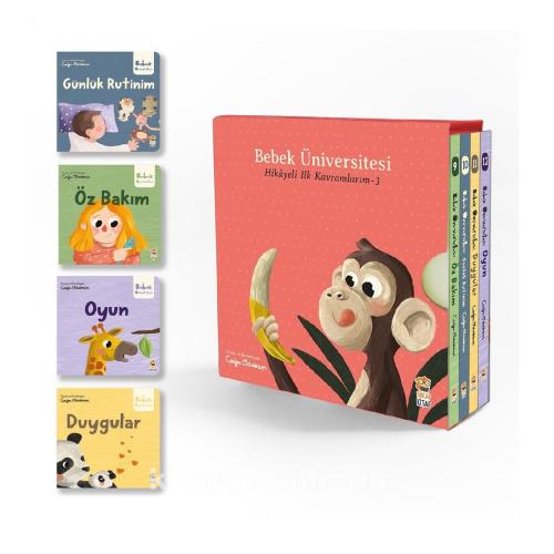 BEBEK ÜNİVERSİTESİ 3-HİKAYELİ İLK KAVRAMLARIM SET (4 KİTAP)