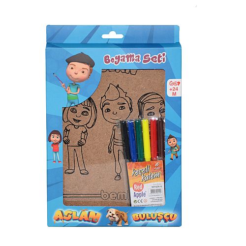 BEMİ TOYS ASLAN BULUŞÇU BOYAMA SETİ