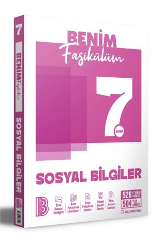BENİM HOCAM 7. SINIF SOSYAL BİLGİLER FASİKÜLÜM
