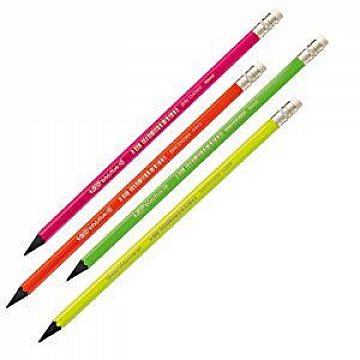 BİC EVOLOTION  FLUO SİLGİLİ KURŞUN KALEM