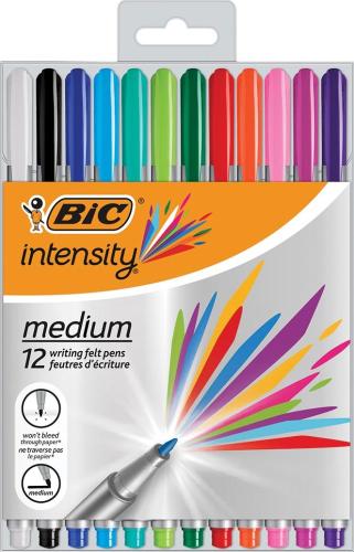 BİC İNTENCSİTY KEÇELİ BOYA KALEMİ 12 li