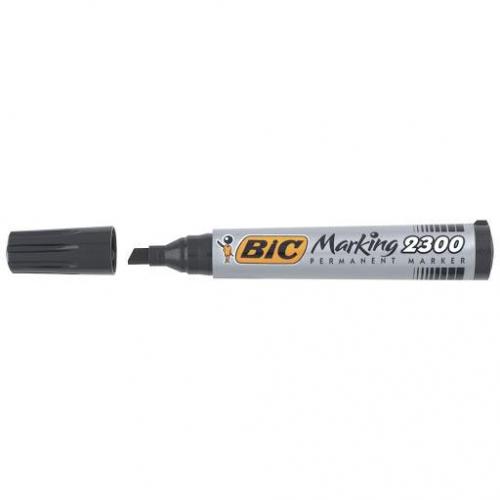 BİC PERMANENT MARKER 2300-09 Kesik Uç Siyah