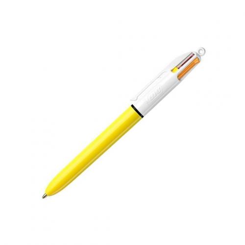 BİC TÜKENMEZ KALEM 4 Renk Sarı