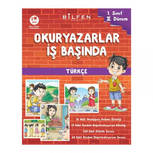 BİLFEN 1.Sınıf OKUR YAZARLAR İŞ BAŞINDA 2. Dönem Seti